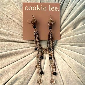 Cookie Lee earring genuine crystal